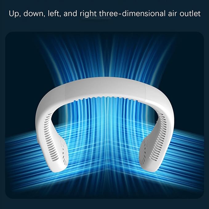Wearable Neck Fan – Stay Cool Anywhere (Hands-Free Cooling)